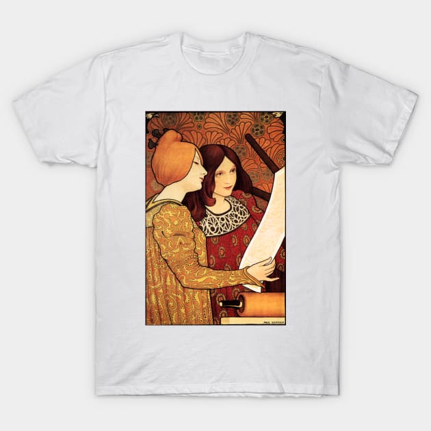 P FRIANT FILS INKS by Paul Berthon Vintage French Printing Press Advertisement T-Shirt by vintageposters